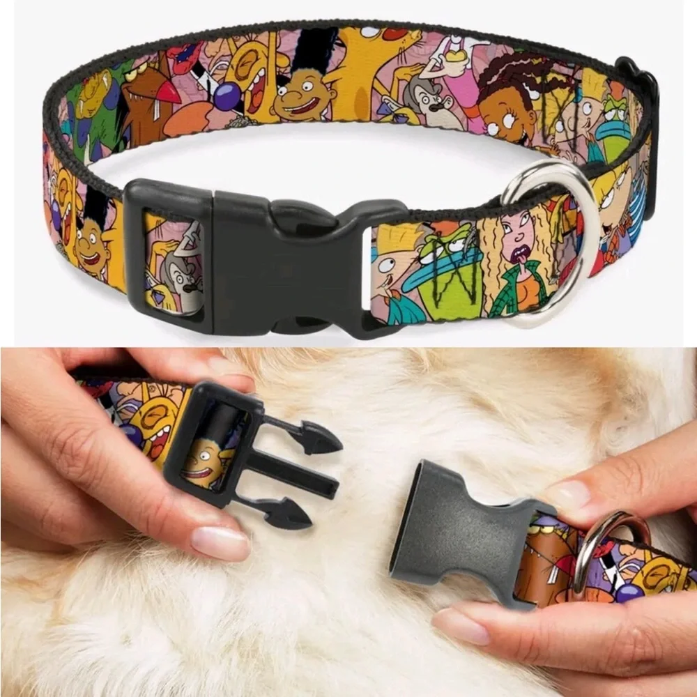 2/$20 NEW NICKELODEON Dog Pet Collar Adjustable SMALL 9” - 15” Neck Size
